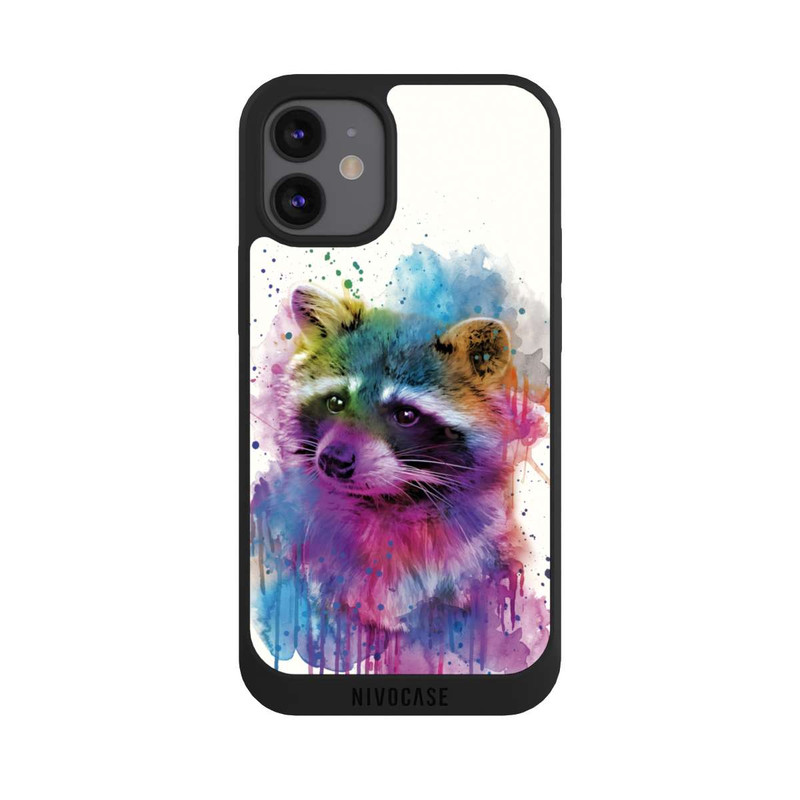 iPhone 12 mini NIVOpure Raton laveur heureux