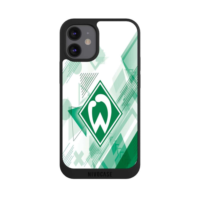 iPhone 12 mini NIVOpure Weiße Grafikelemente - Werder Bremen