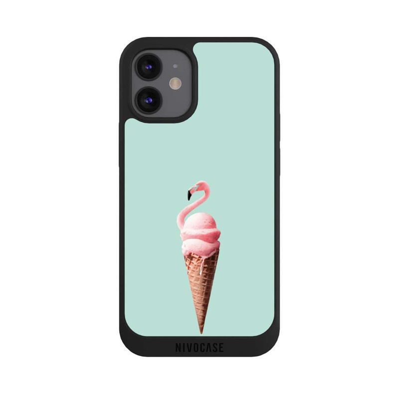 iPhone 12 mini NIVOpure Flamingo ice cream