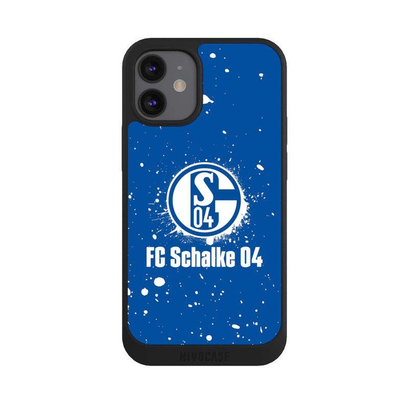 iPhone 12 mini NIVOpure Schalke 04 - Spraylogo