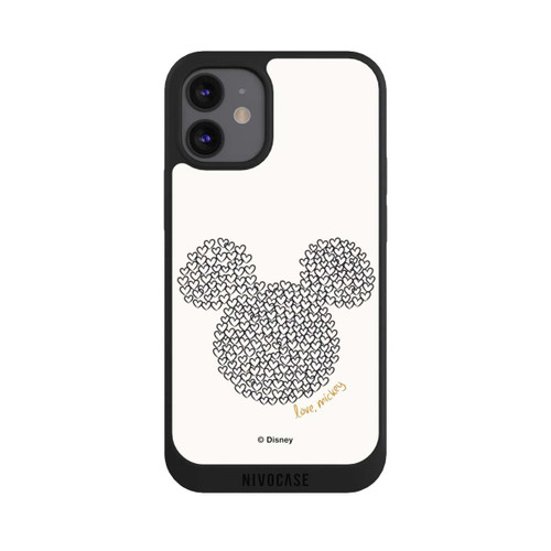 Apple iPhone 12 mini NIVOpure Mickey Black and White