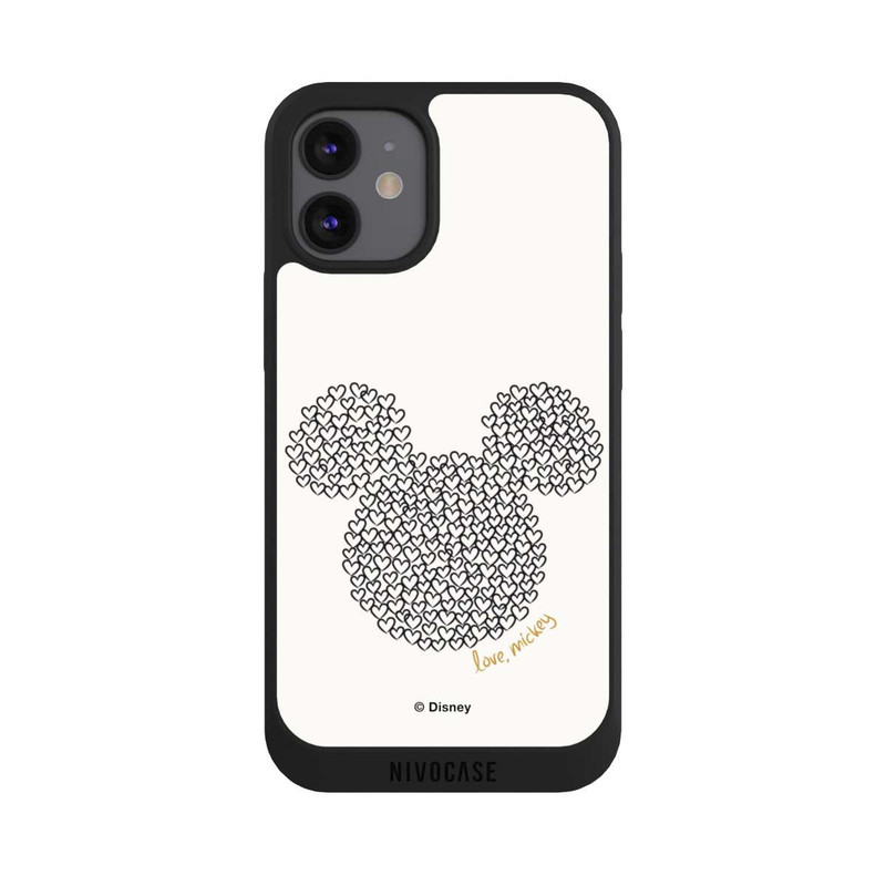 iPhone 12 mini NIVOpure Mickey Black and White
