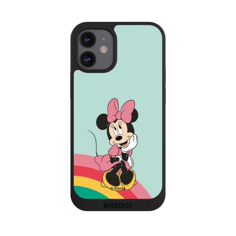 iPhone 12 mini NIVOpure Minnie Regenbogen Portrait