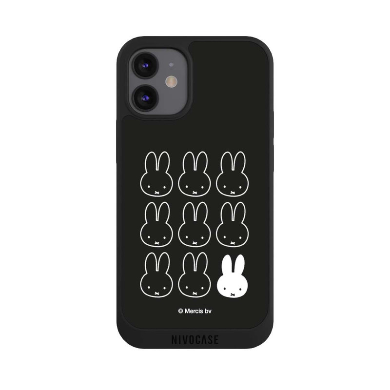 iPhone 12 mini NIVOpure Miffy Schwarz-Weiß