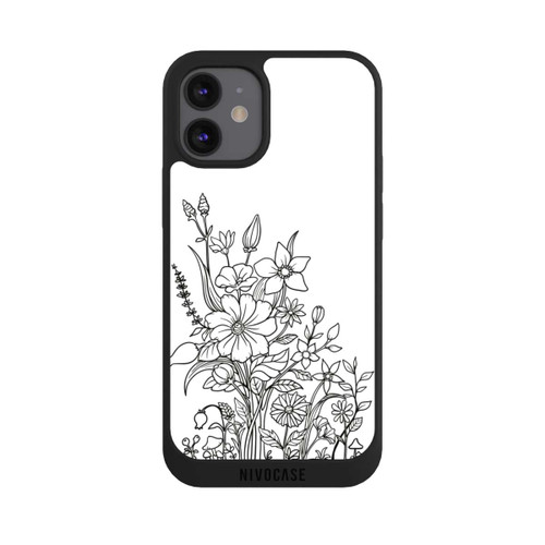 Apple iPhone 12 mini NIVOpure Flowers Line Art