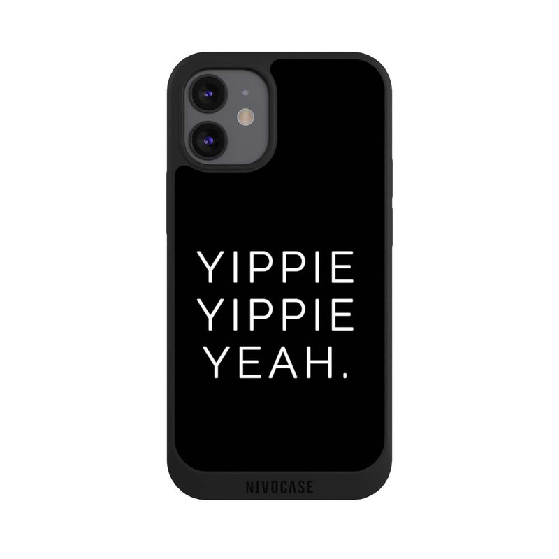 iPhone 12 mini NIVOpure Yippie Yippie Yeah Black