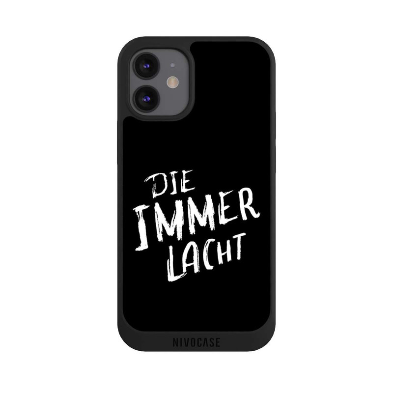 iPhone 12 mini NIVOpure Die Immer Lacht Schwarz
