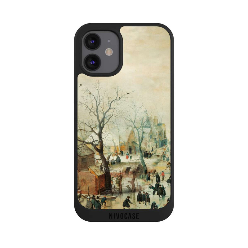 iPhone 12 mini NIVOpure Winter Landscape with Ice Skaters - Hendrick Avercamp