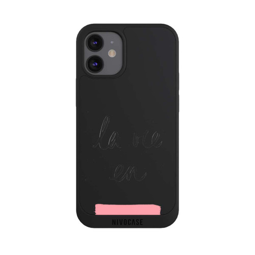 Apple iPhone 12 mini NIVOpure La vie en Rosa Transparent