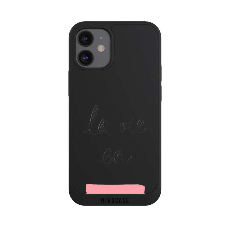 iPhone 12 mini NIVOpure La vie en Rosa Transparent