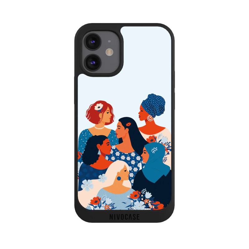 iPhone 12 mini NIVOpure Femme Diversity Bleu