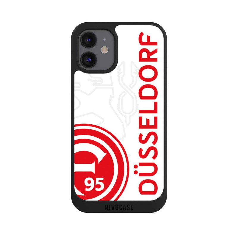 iPhone 12 mini NIVOpure Fortuna Düsseldorf-Trikotdesign Weiss