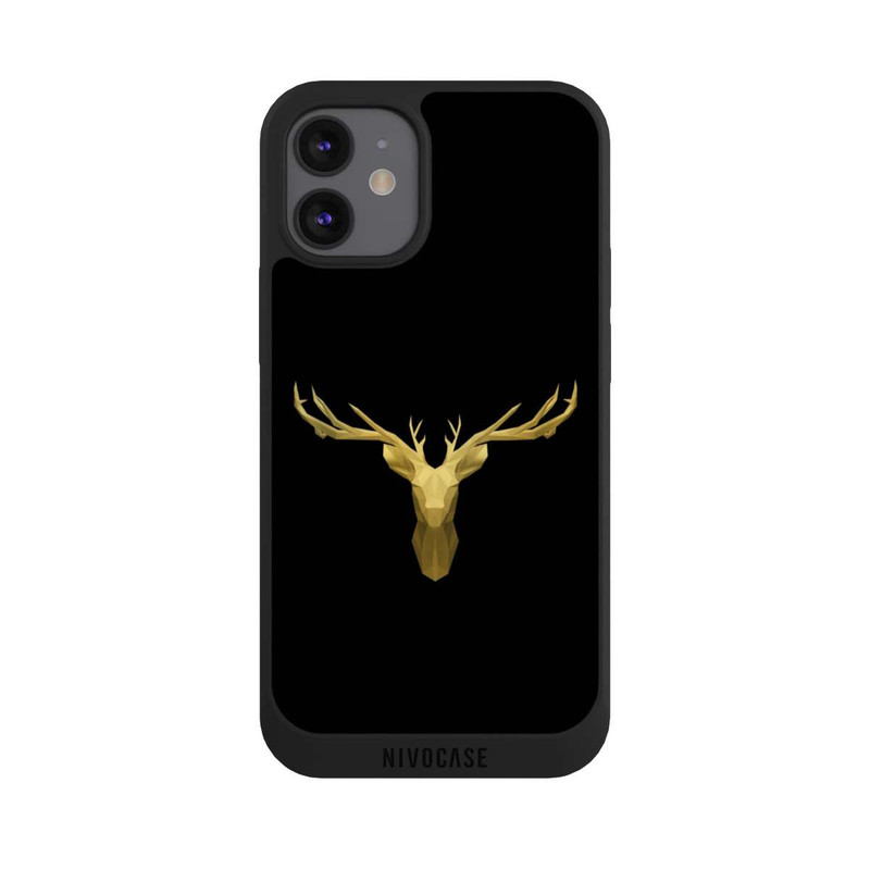 iPhone 12 mini NIVOpure Gold Reindeer Head