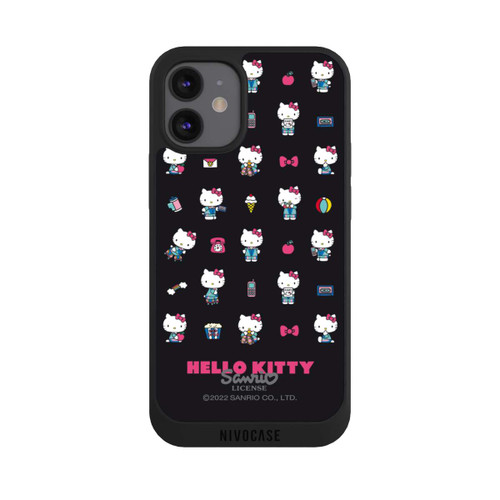 Apple iPhone 12 mini NIVOpure Hello Kitty 90s Schwarz