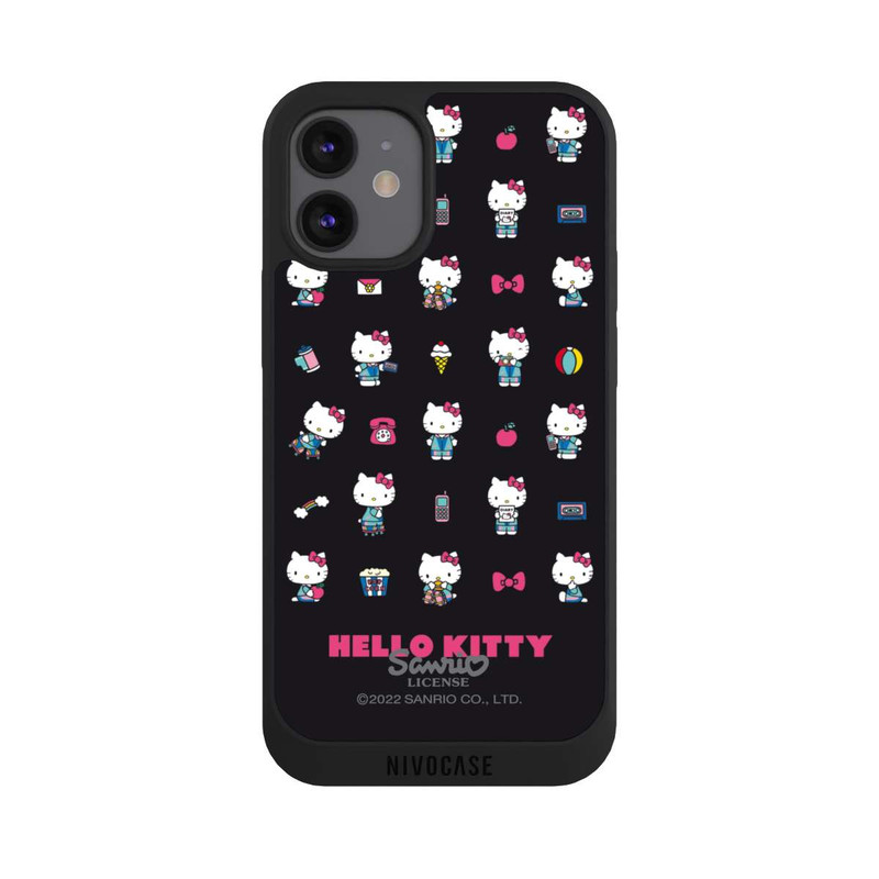 iPhone 12 mini NIVOpure Hello Kitty 90s noir