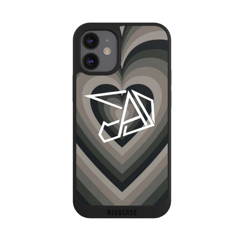 Apple iPhone 12 mini NIVOpure Herz Grau