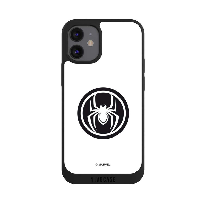 iPhone 12 mini NIVOpure Spider-Man Logo White