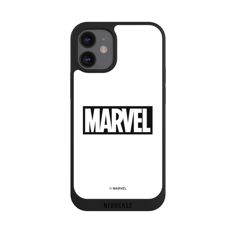 iPhone 12 mini NIVOpure Marvel Logo White