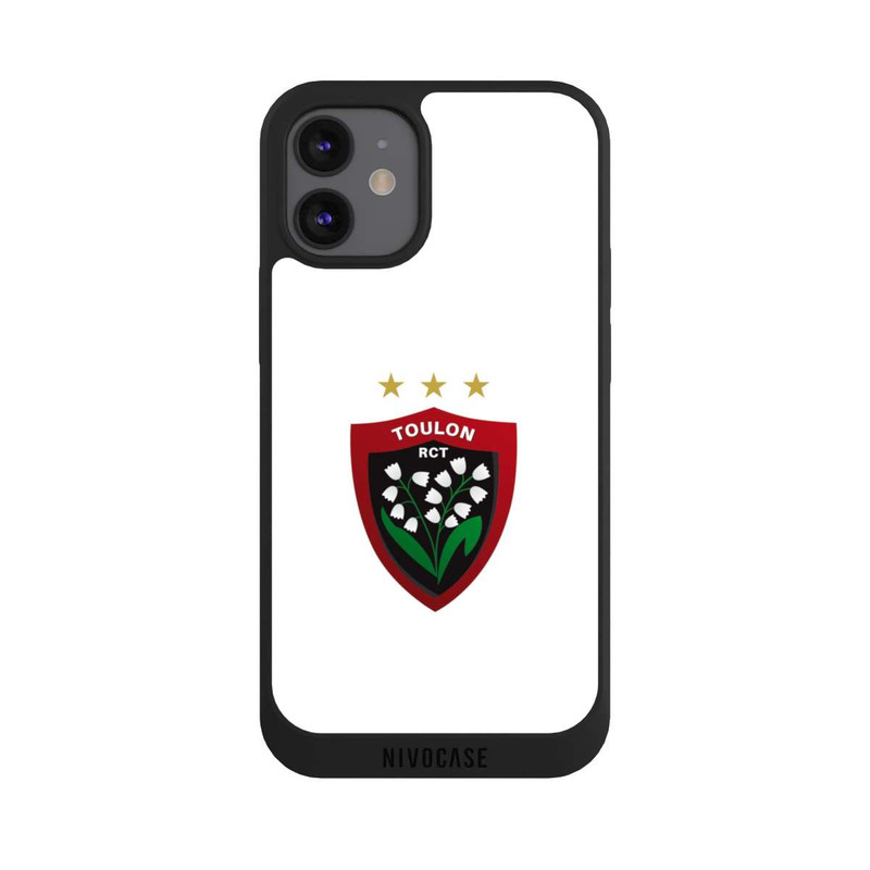 iPhone 12 mini NIVOpure RC Toulonnais Logo Weiß