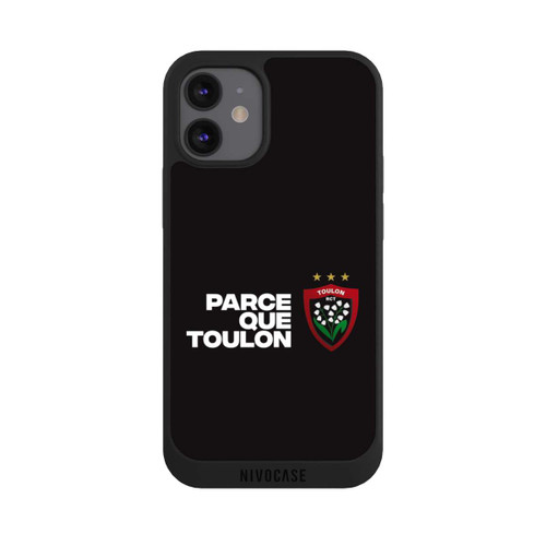 Apple iPhone 12 mini NIVOpure RC Toulonnais PQT Schwarz