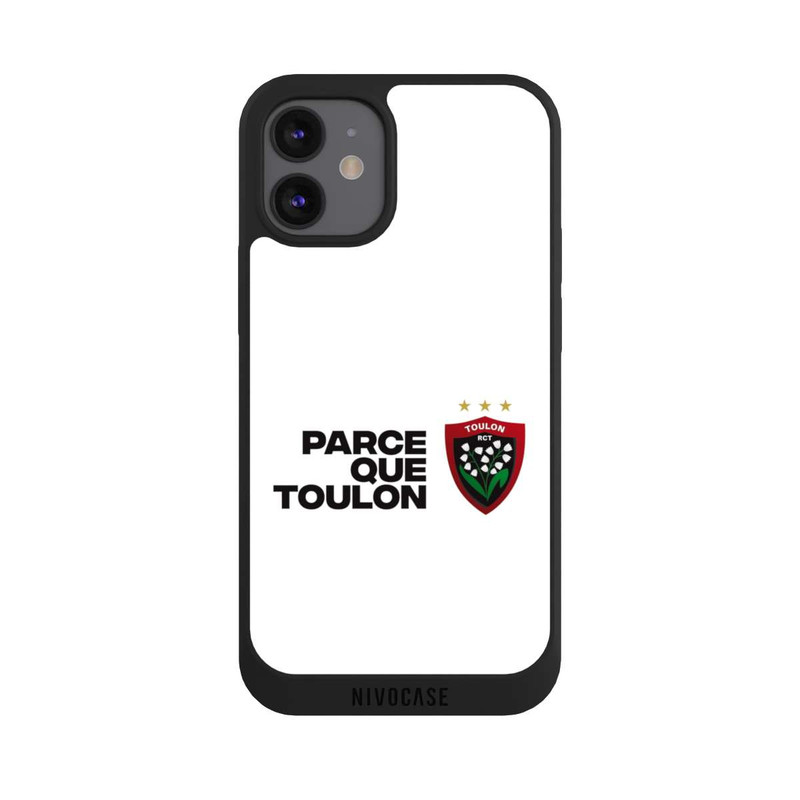 iPhone 12 mini NIVOpure RC Toulonnais PQT Blanc