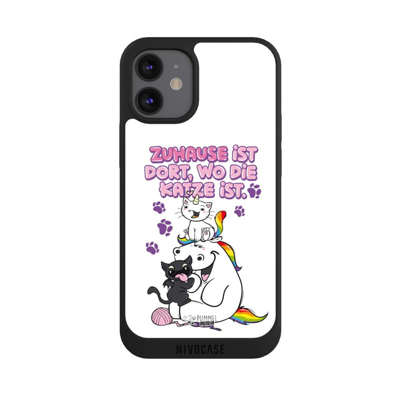 iPhone 12 mini NIVOpure Zuhause ist dort wo die Katze ist