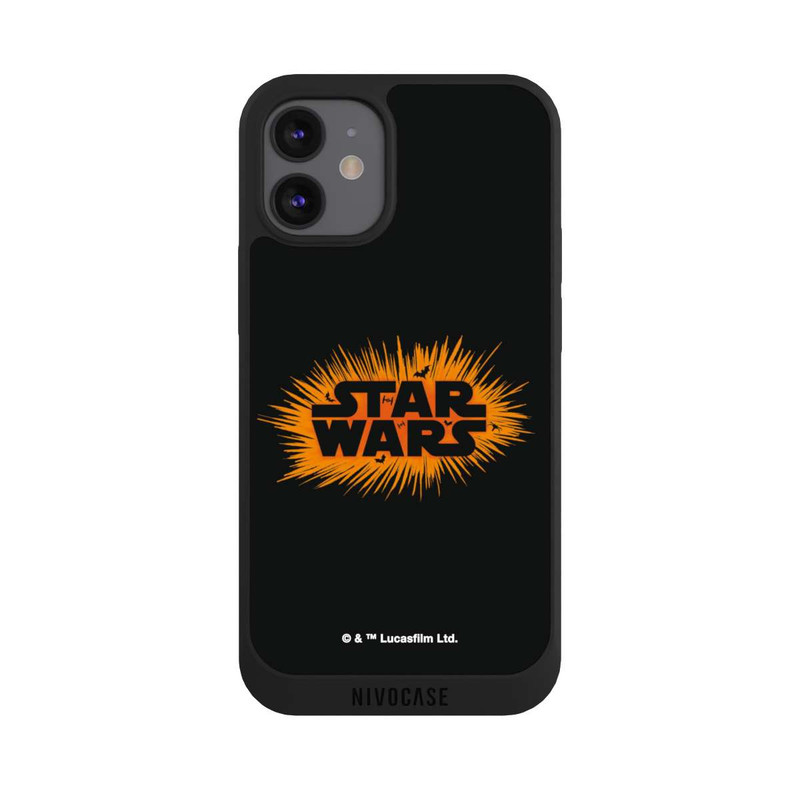 iPhone 12 mini NIVOpure Star Wars Logo Orange Halloween Explosion