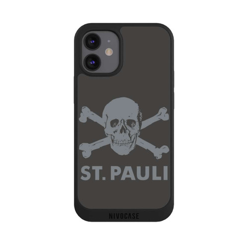 Apple iPhone 12 mini NIVOpure FC St. Pauli Logo Grau
