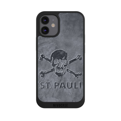 Apple iPhone 12 mini NIVOpure FC St. Pauli Grau Beton