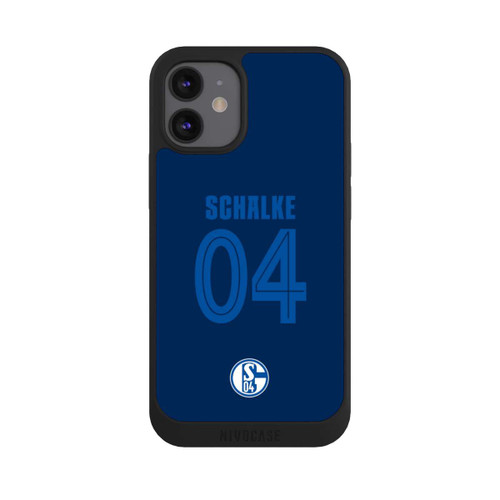 Apple iPhone 12 mini NIVOpure Schalke 04 Dunkelblau
