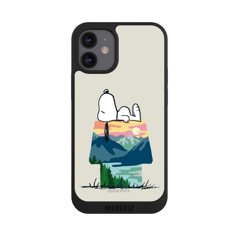 iPhone 12 mini NIVOpure Snoopy Camping Hütte
