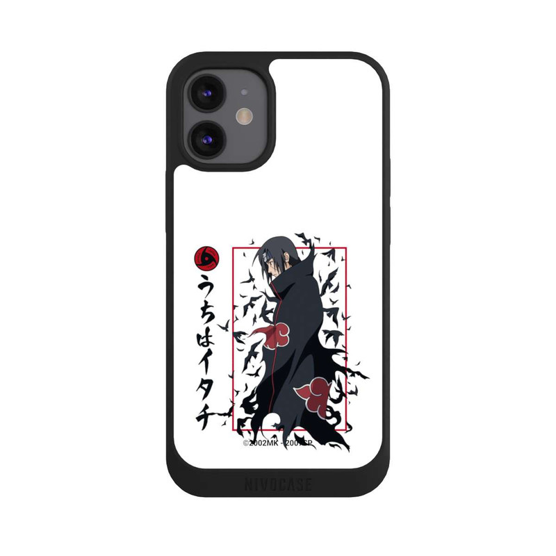 iPhone 12 mini NIVOpure Itachi Krähen Weiß
