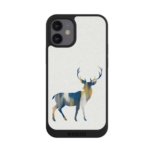 Apple iPhone 12 mini NIVOpure Blauer und gelber Hirsch