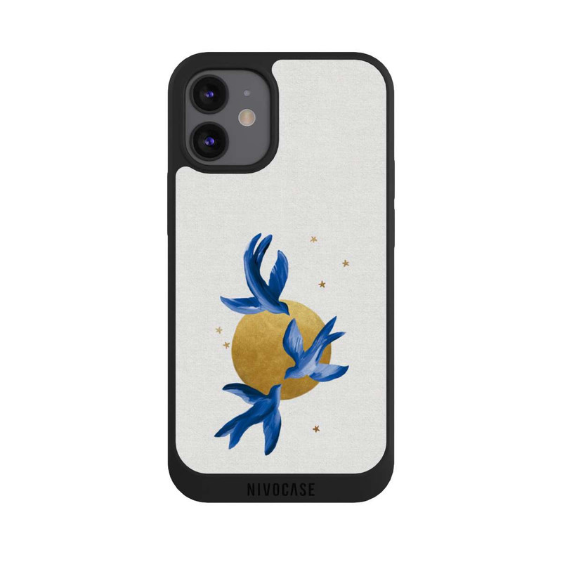 iPhone 12 mini NIVOpure Oiseaux bleus