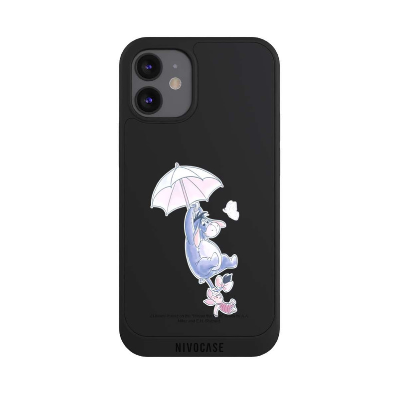 iPhone 12 mini NIVOpure Winnie Pooh Eeyeore Find Happiness Transparent