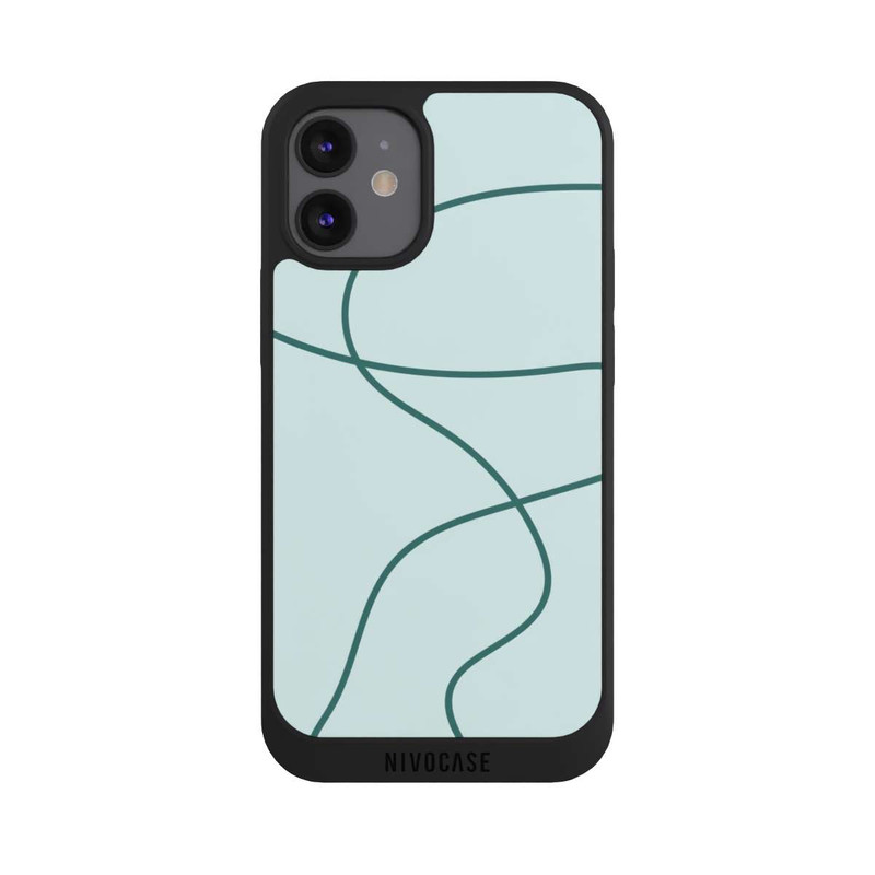 iPhone 12 mini NIVOpure Blue Slim Lines