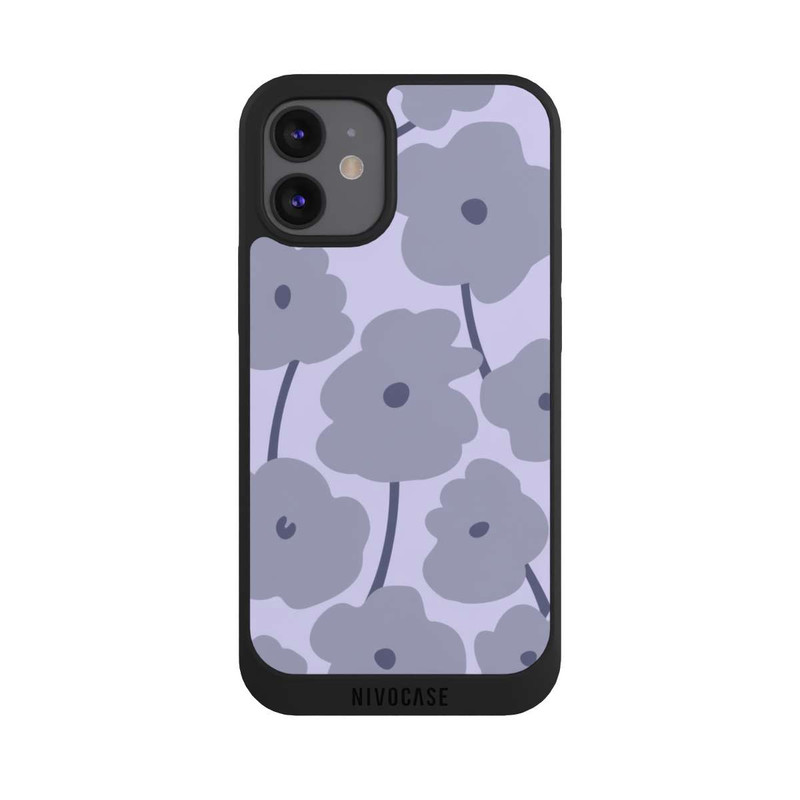 iPhone 12 mini NIVOpure Fleurs Minimalistes Lilas