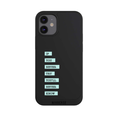 Apple iPhone 12 mini NIVOpure If You Try Green Transparent