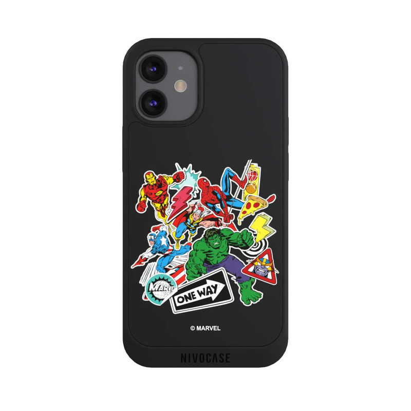 iPhone 12 mini NIVOpure Capitan American Shield Transparent