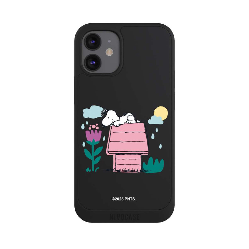 iPhone 12 mini NIVOpure Snoopy Hundehütte Frühling transparent