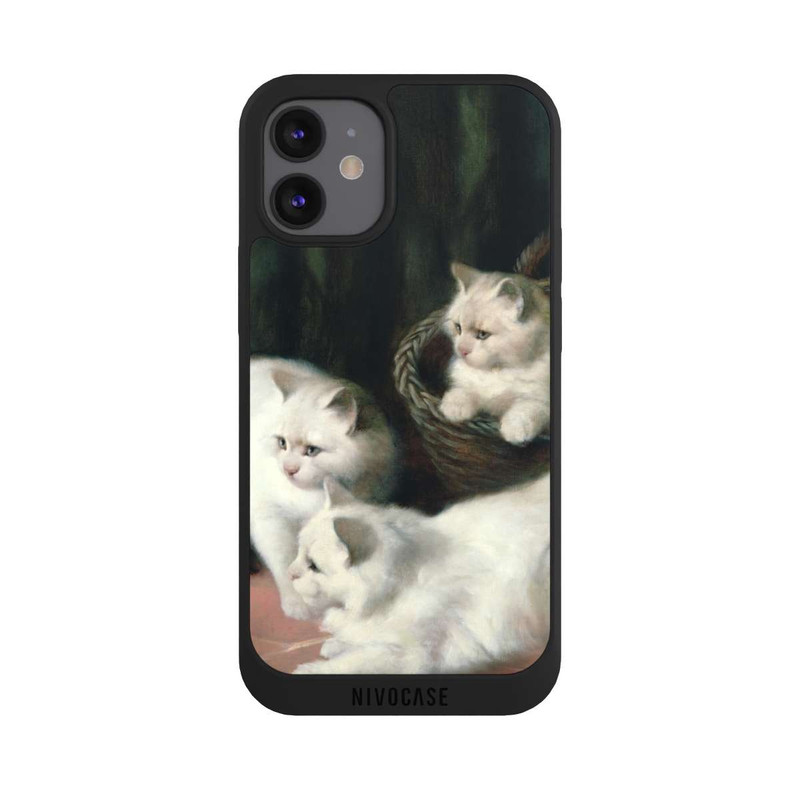 iPhone 12 mini NIVOpure Three White Angora Kittens