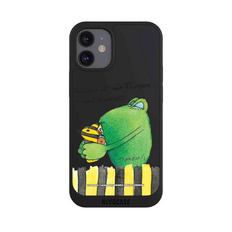 iPhone 12 mini NIVOpure Frosch Küssen ist wie Fliegen Transparent