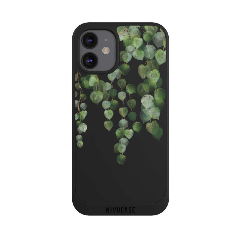 iPhone 12 mini NIVOpure Eucalyptus Hanging Watercolor Transparent