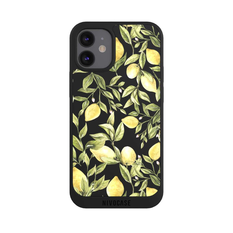 iPhone 12 mini NIVOpure Lemon Summer Pattern Transparent