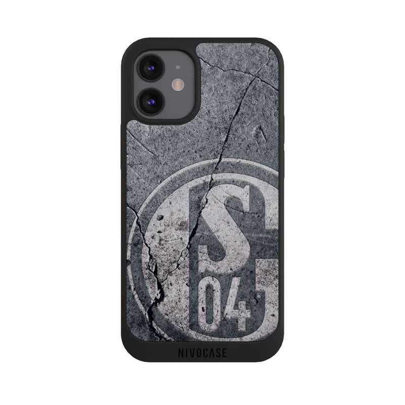 iPhone 12 mini NIVOpure Schalke 04 Beton Look