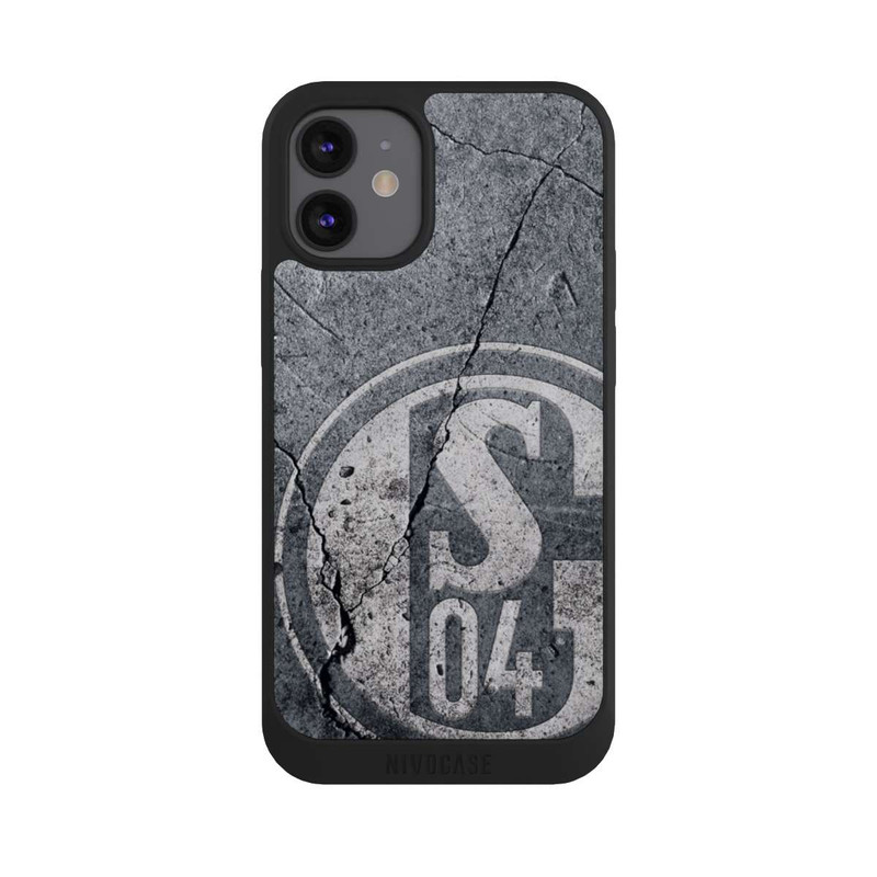 iPhone 12 mini NIVOpure Schalke 04 Beton Look