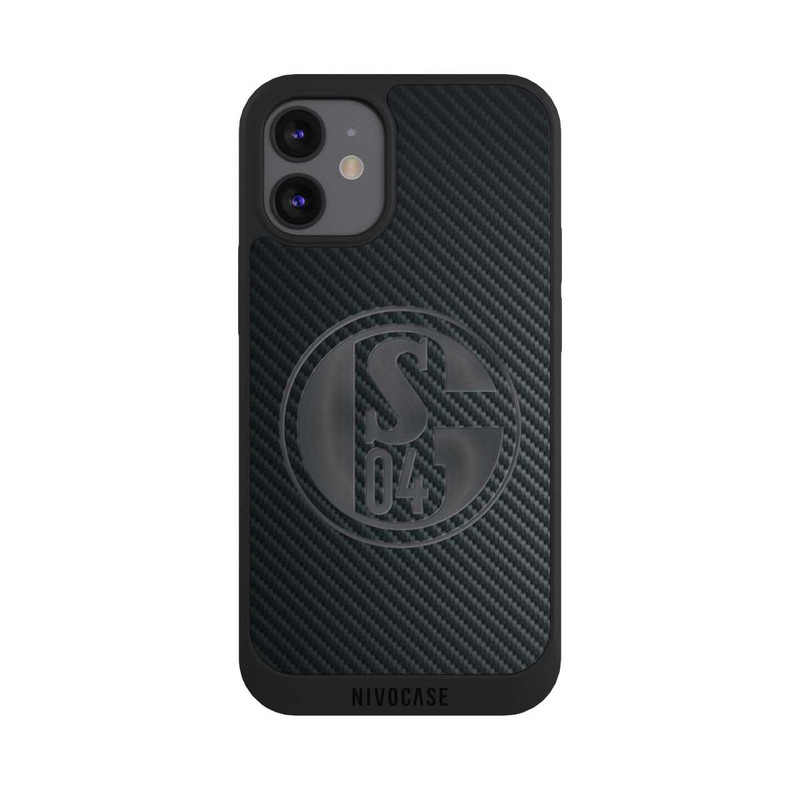 iPhone 12 mini NIVOpure Schalke 04 Carbon Look