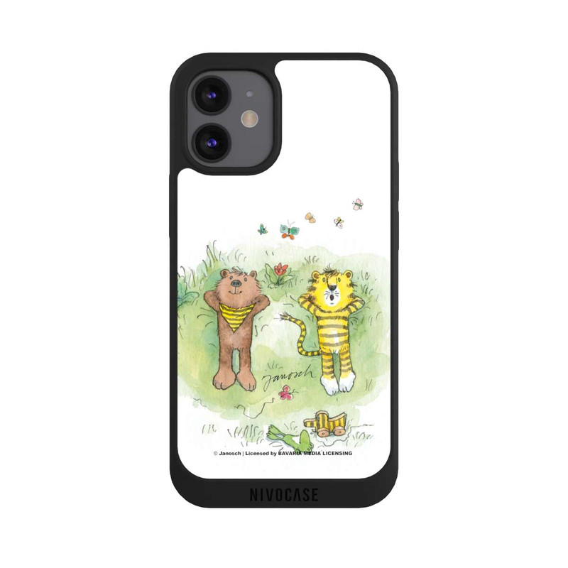 iPhone 12 mini NIVOpure Bär und Tiger Blumenwiese
