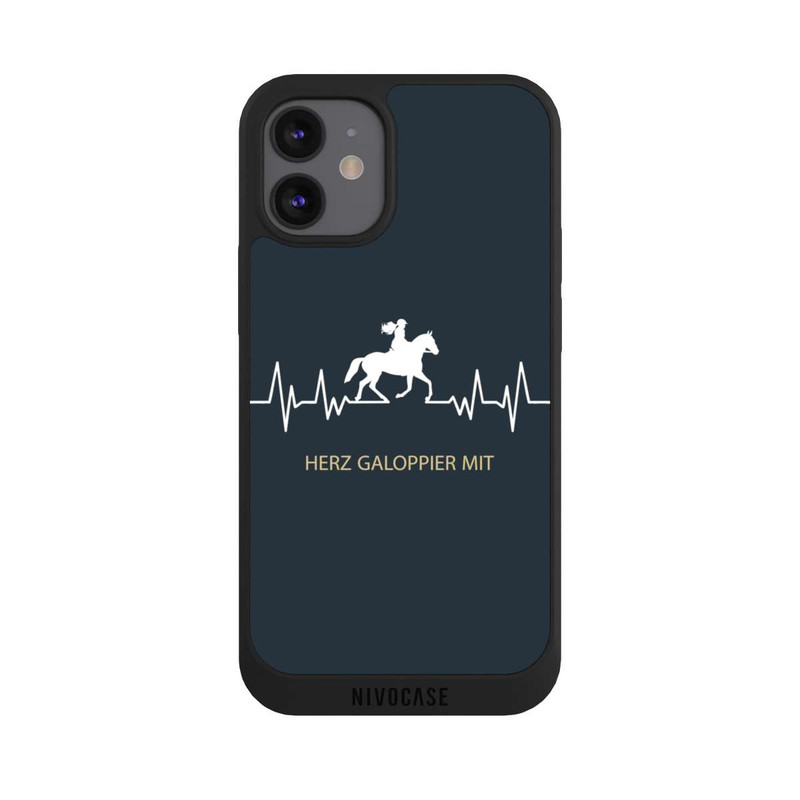 iPhone 12 mini NIVOpure Herz Galoppier Mit