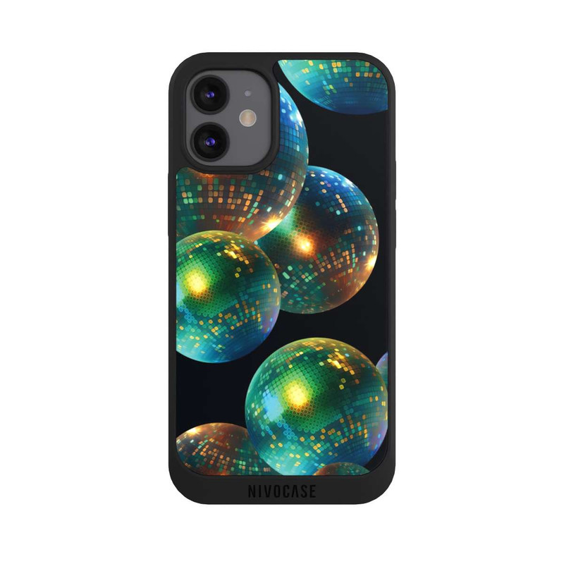 iPhone 12 mini NIVOpure Disco Ball Party Black with AI